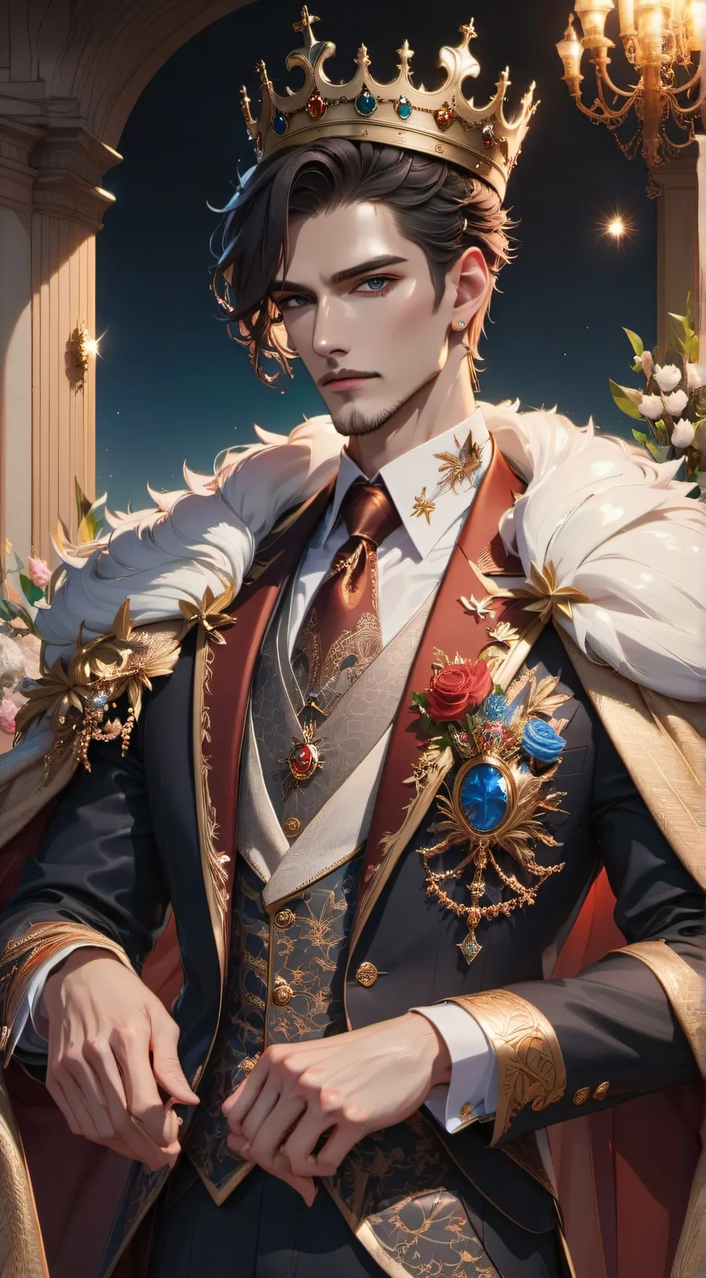 ai character: Nicholas Pietro  background