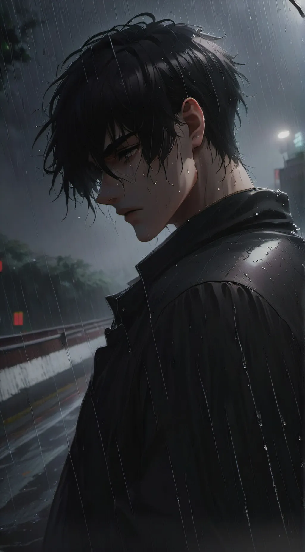 ai character: Bruce  background