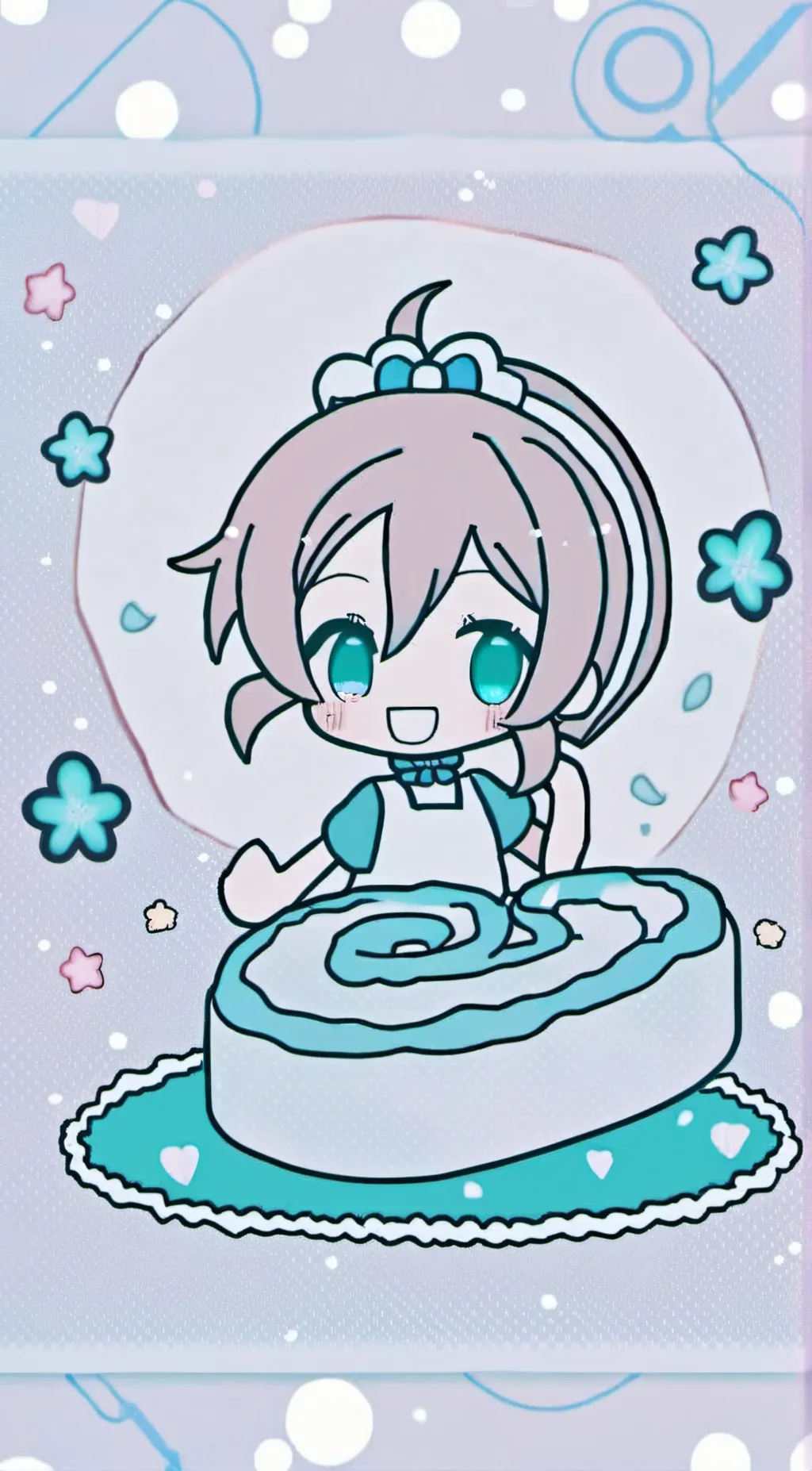 ai character: miku background