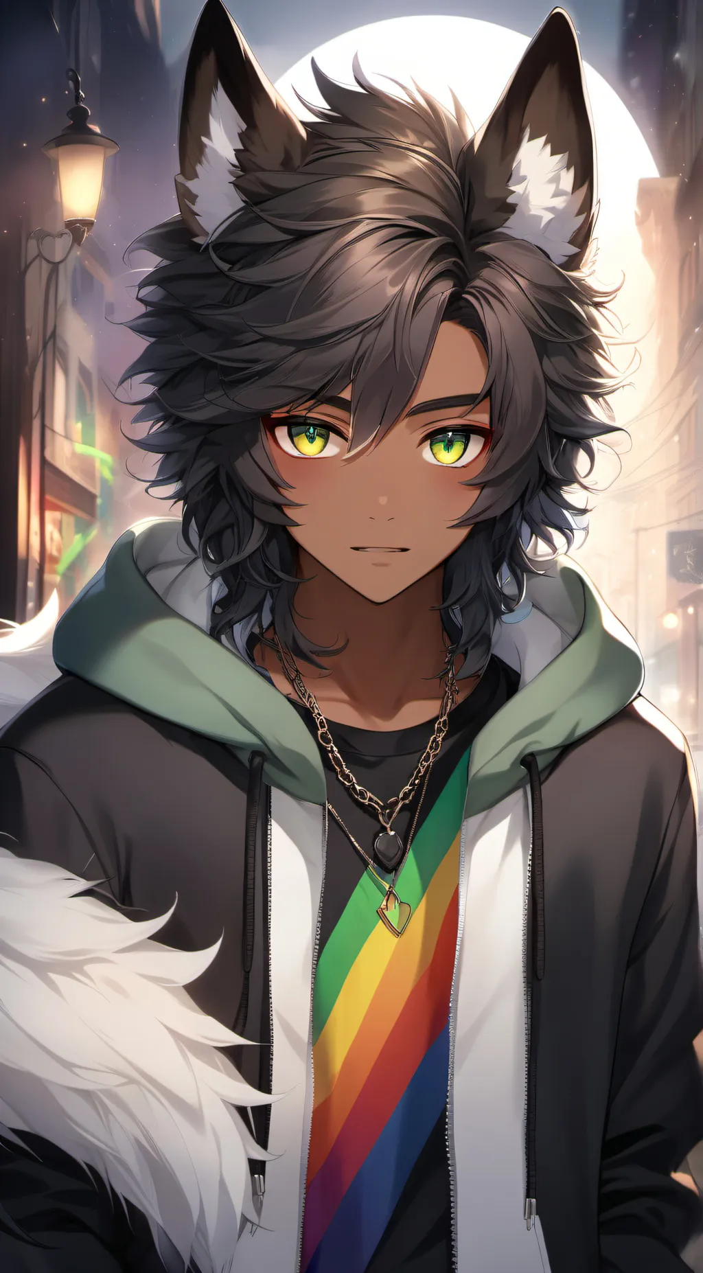 ai character: 🖤Kuro🖤 background