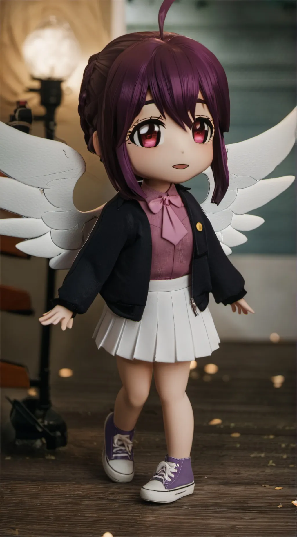 ai character: Rose background