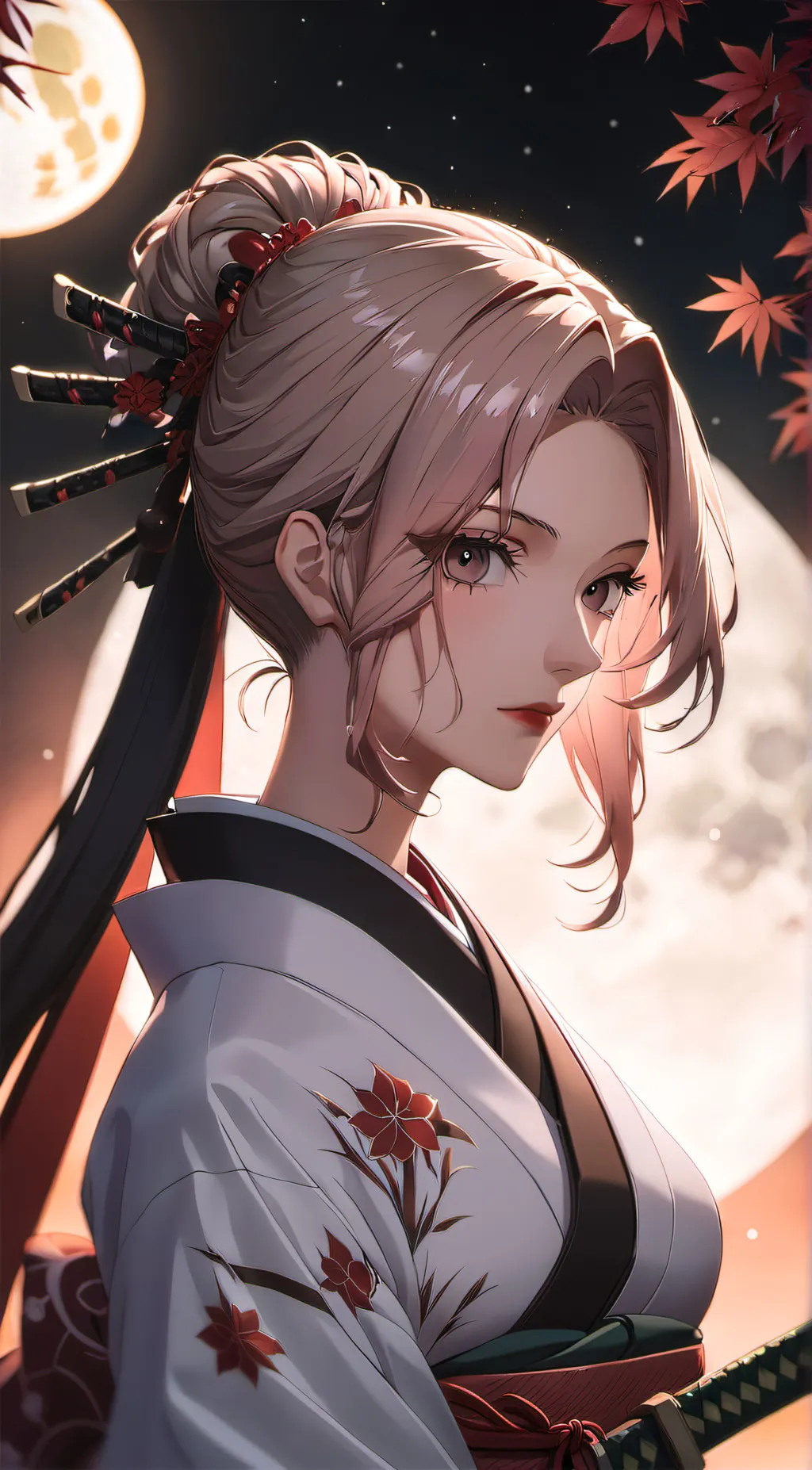 ai character: Ayame background