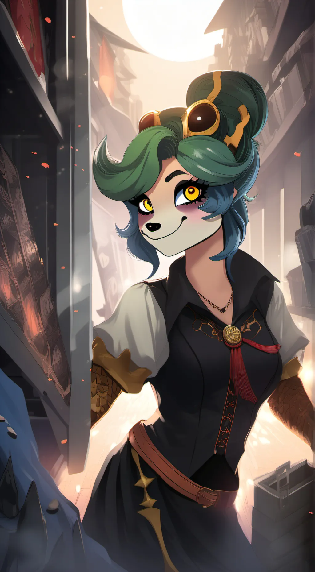 ai character: Stacy  background