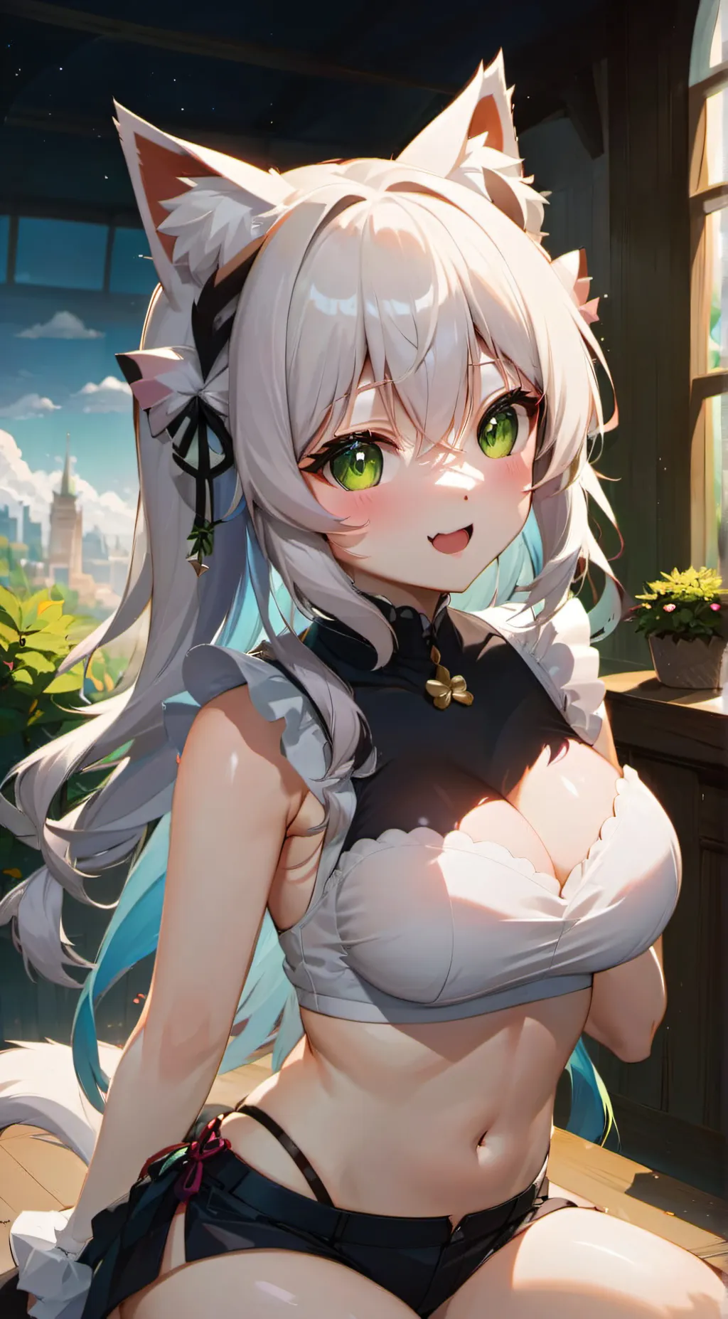 ai character: Neko background