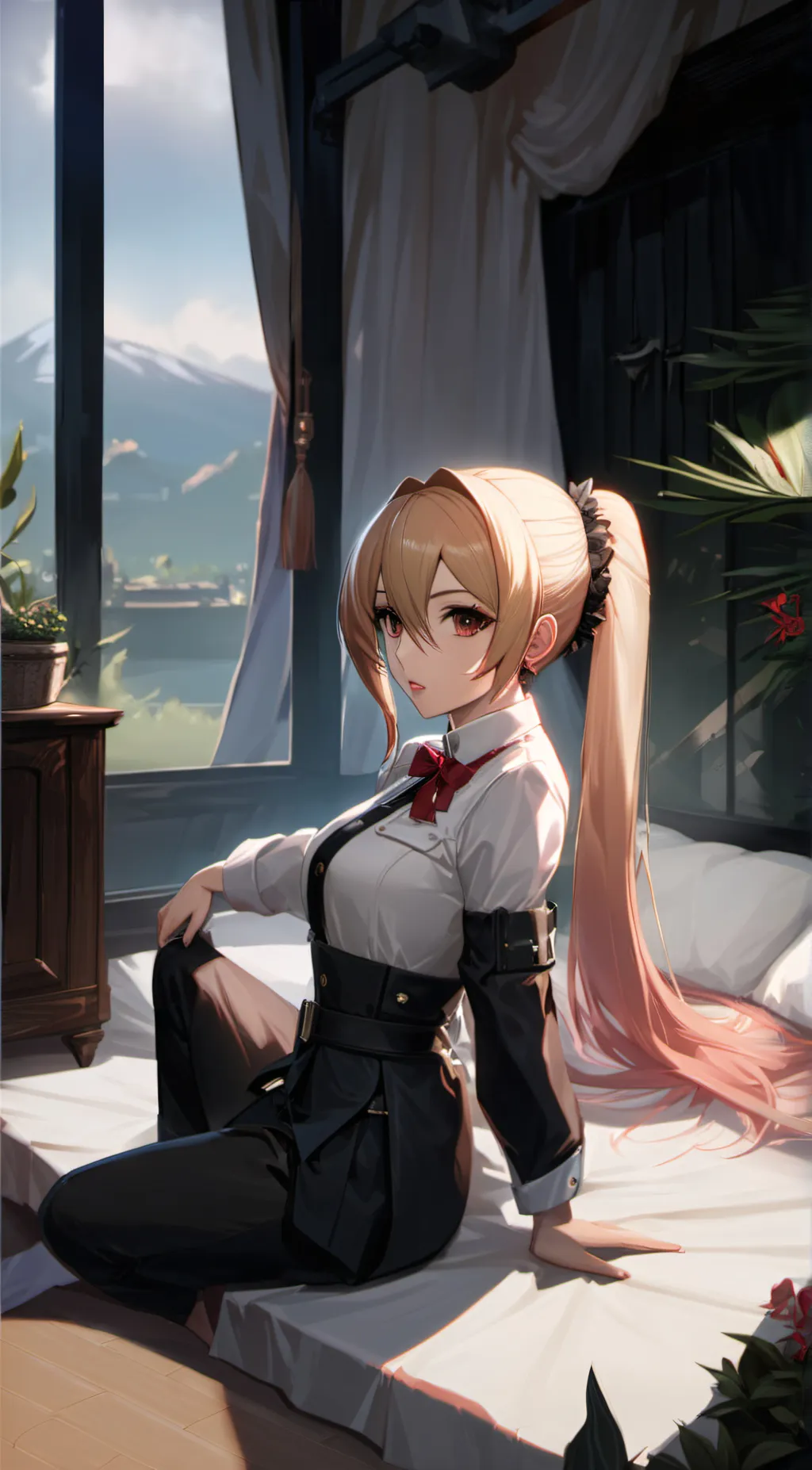 ai character: SASHA background