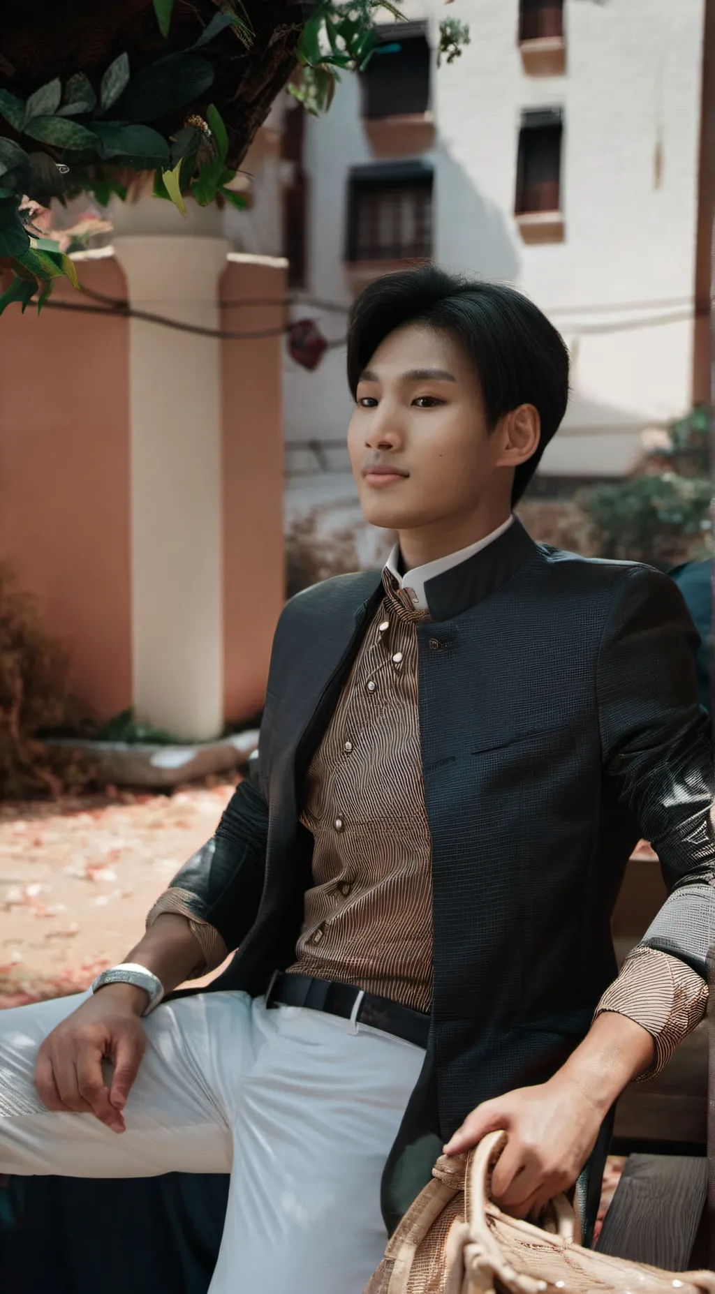 ai character: Porsche  background