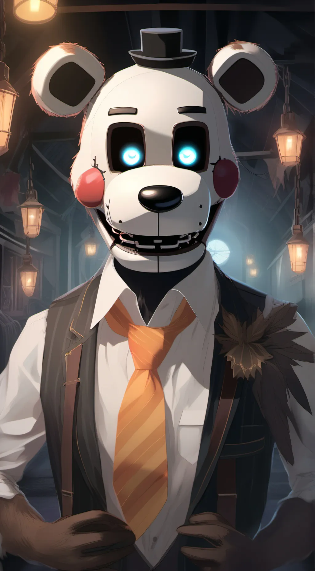 ai character: Phone guy background