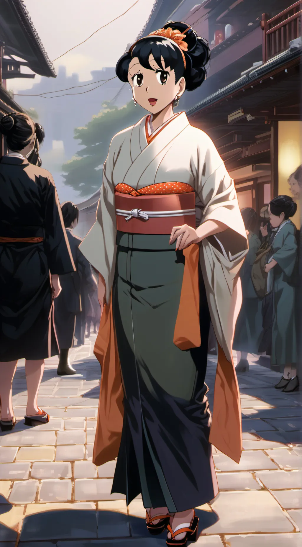 ai character: Michiko Minamoto background