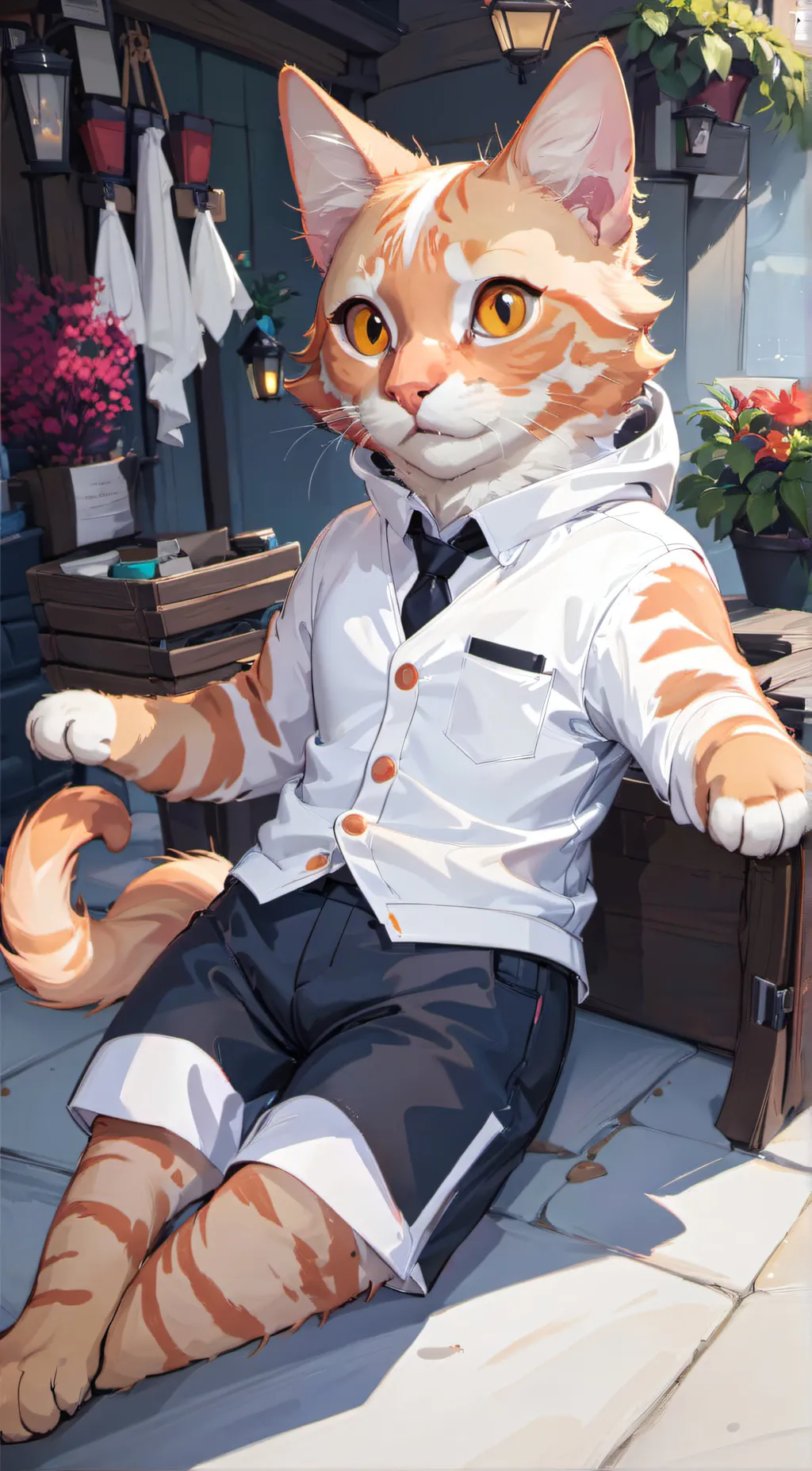 ai character: Butterfinger background