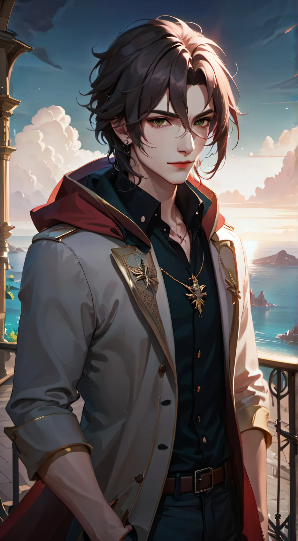 ai character: My hero damiak background