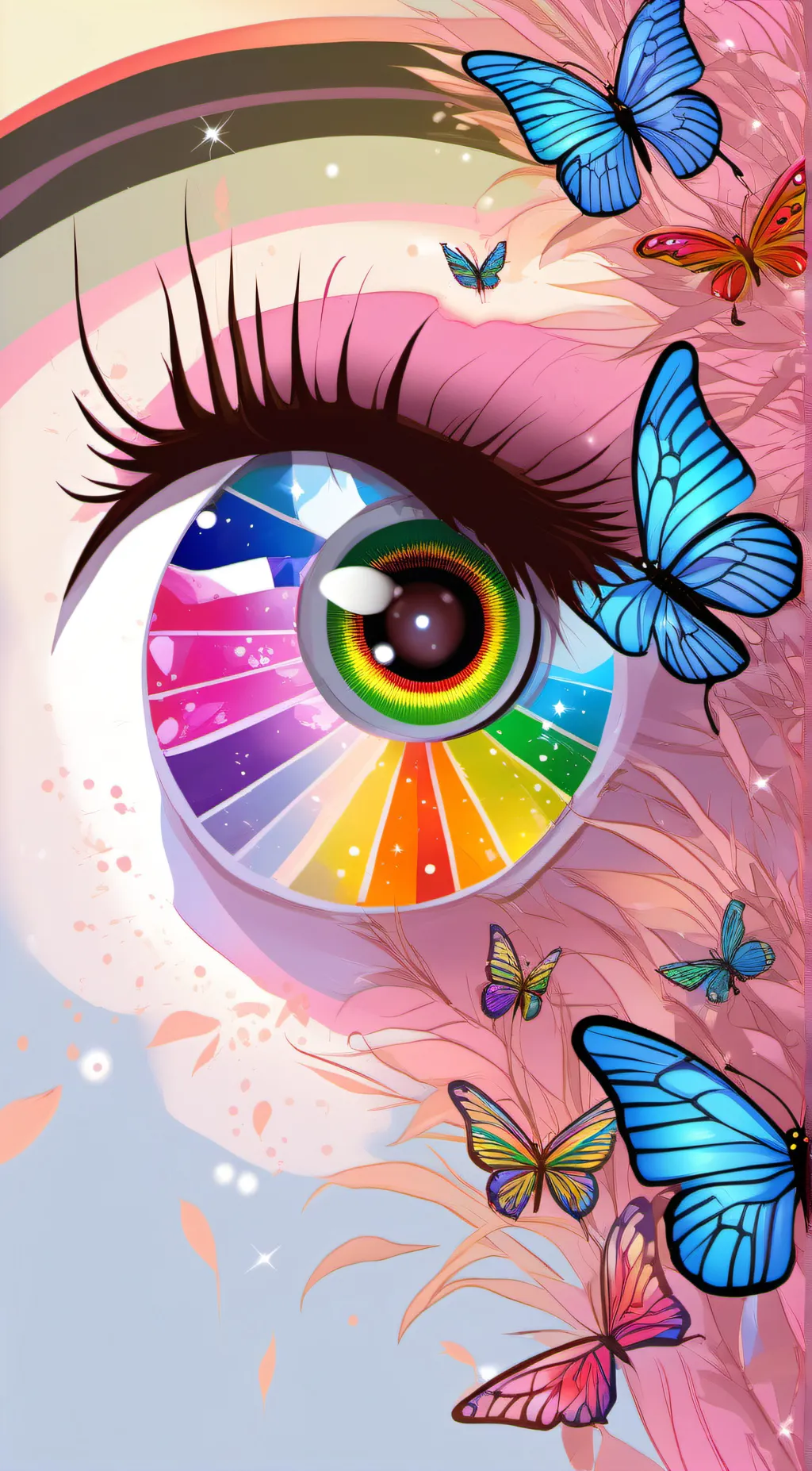 ai character: 🏳️‍⚧️LGBTQ🏳️‍🌈 background