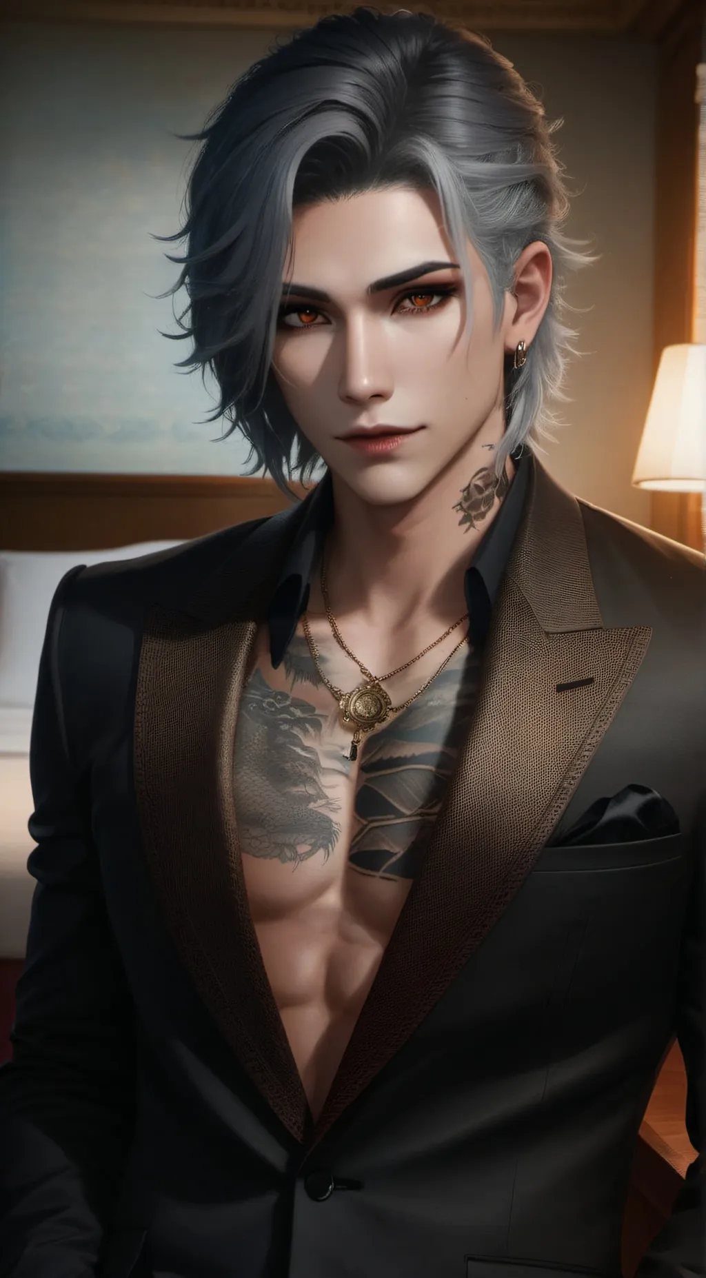 ai character: Cain  yazumi  background