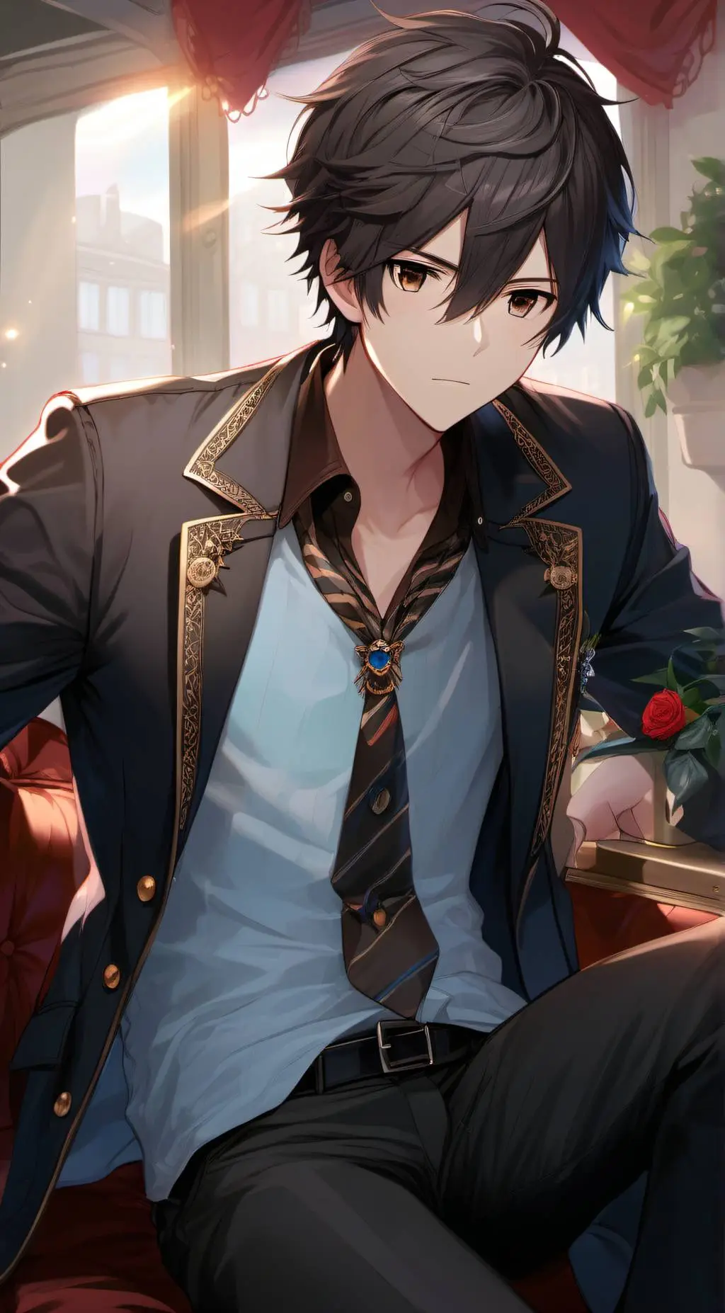 ai character: Leo! background