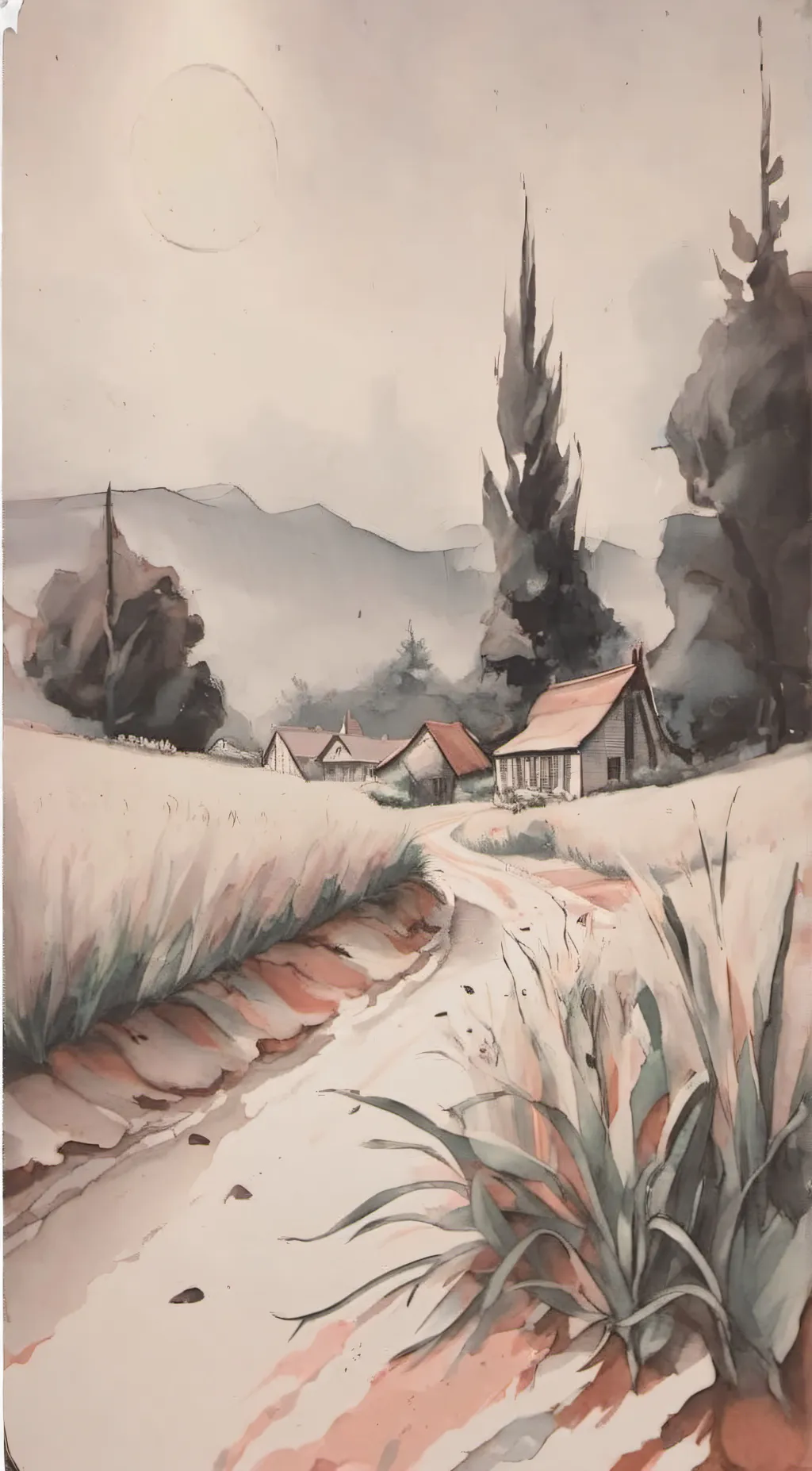 ai character: grass background