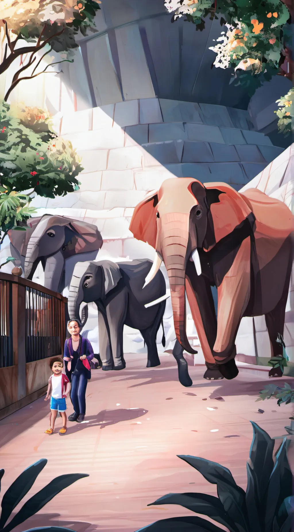 ai character: back to the outbac background