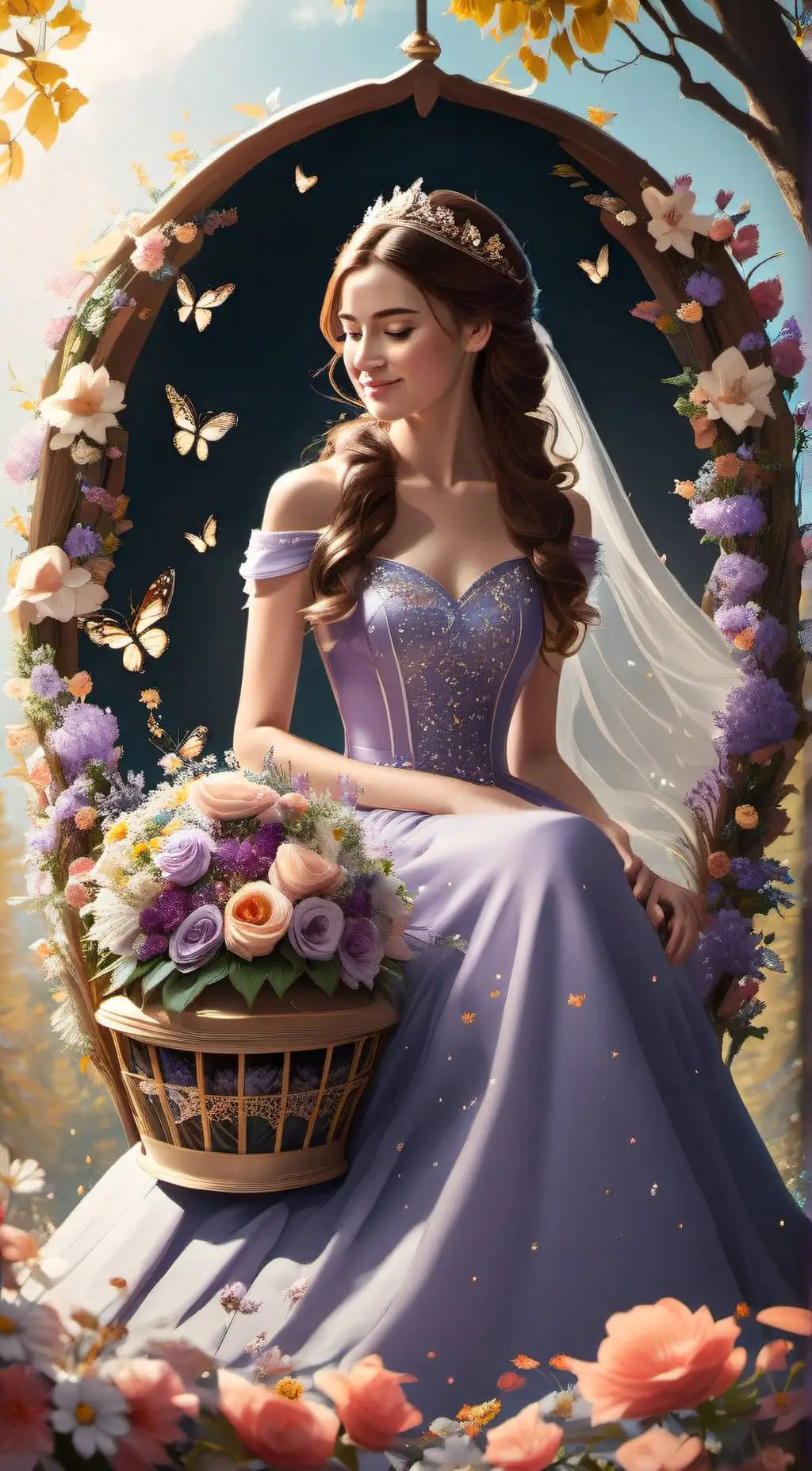 ai character: Princess Avery  background