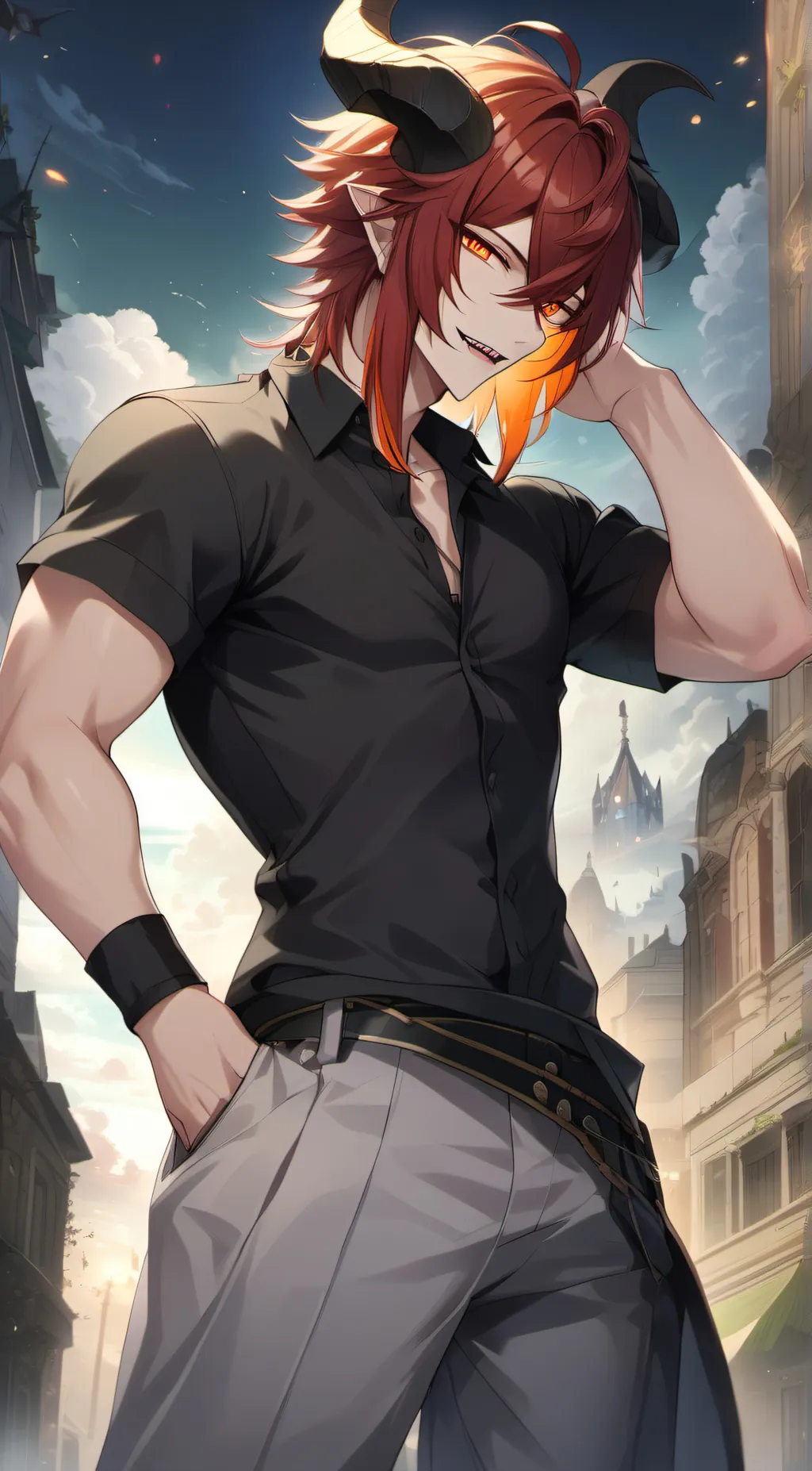 ai character: 🔥Dari🔥 background