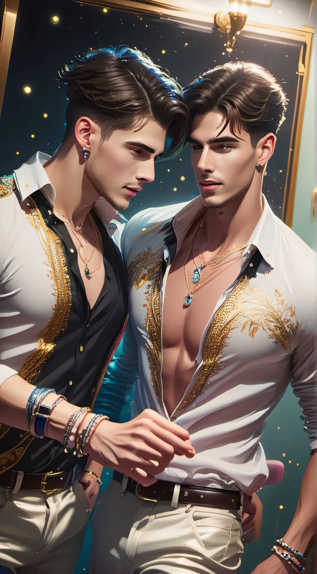 ai character: Ken and Ryan background