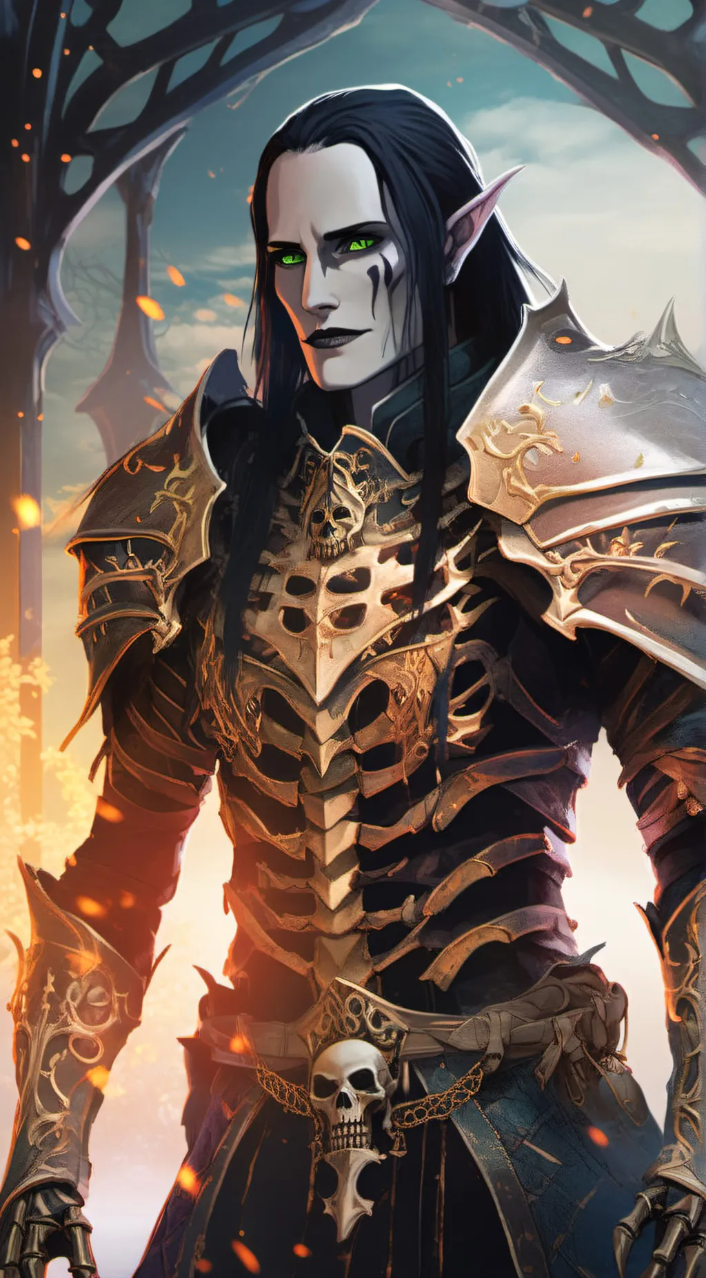 ai character: Eredin Breacc Glas background