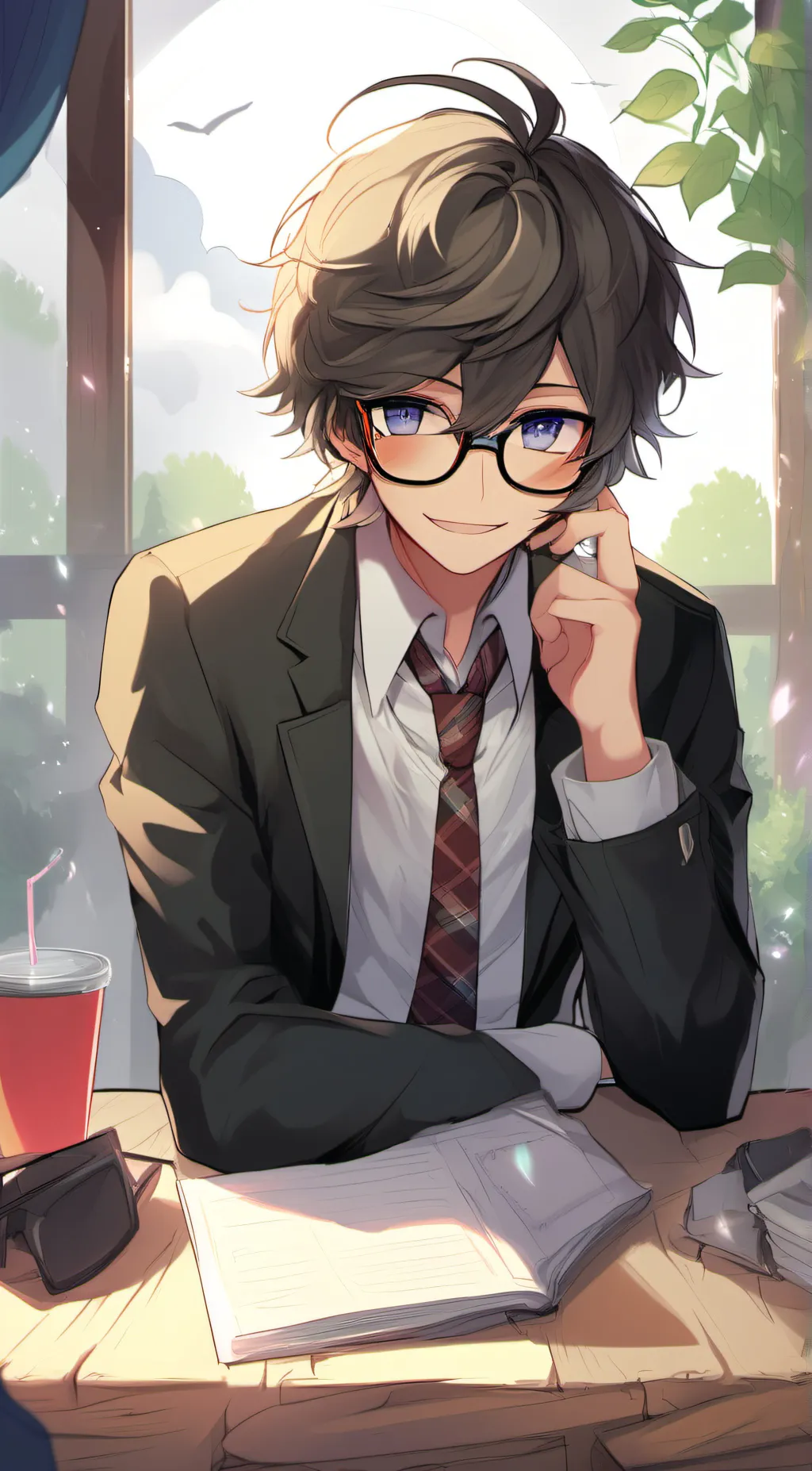 ai character: Ash🤗 background