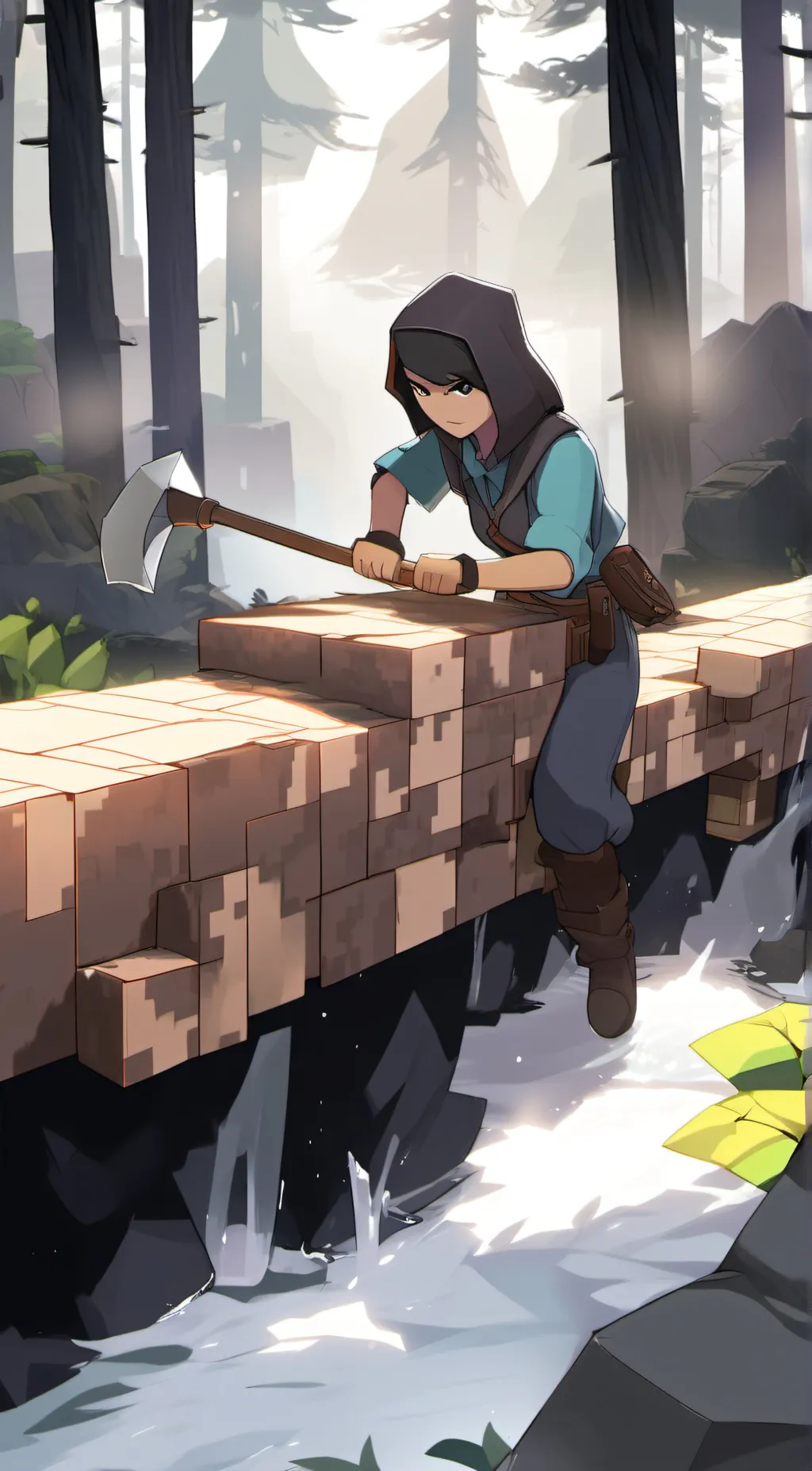 ai character: Dream Smp background