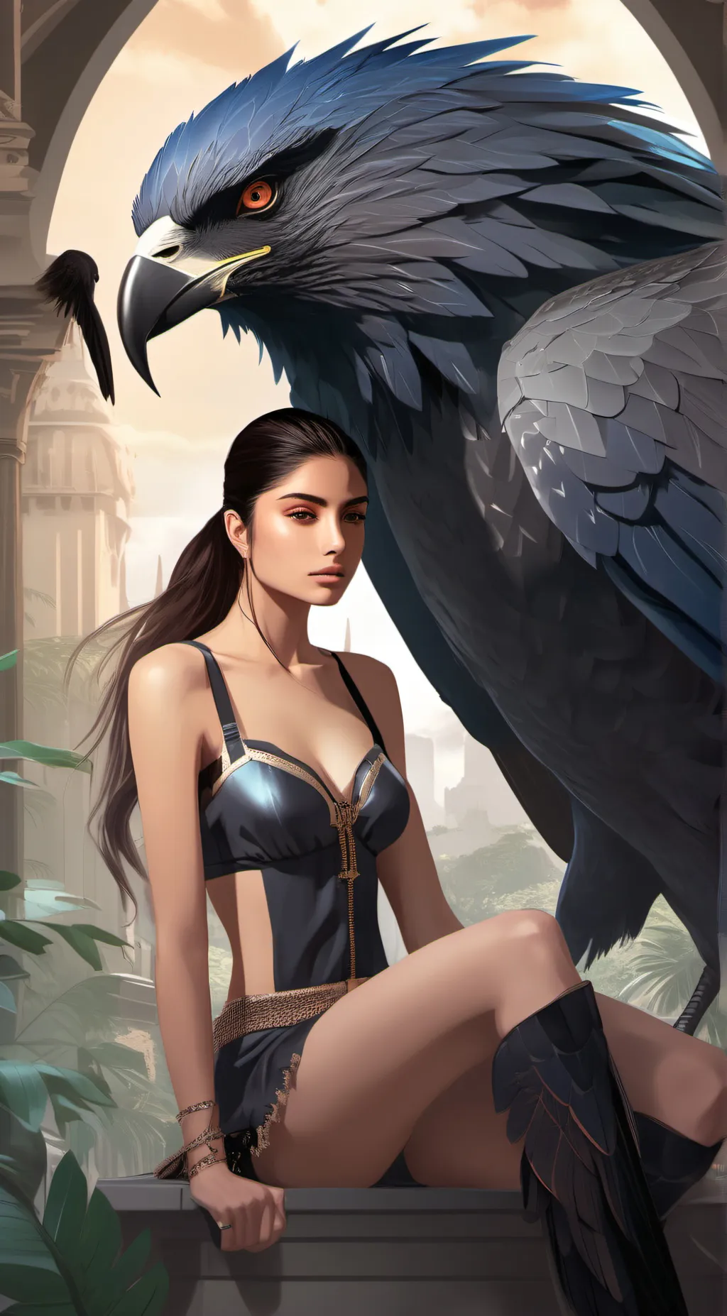 ai character: Carmen  background