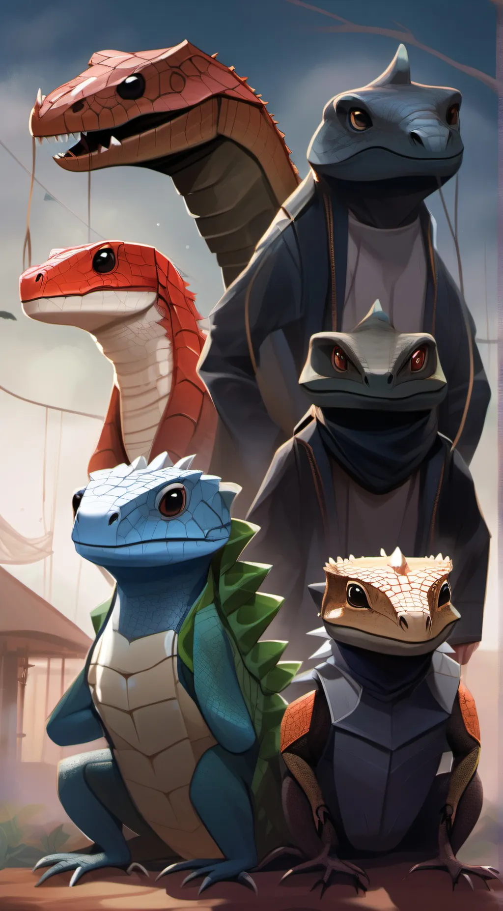 ai character: back to the outbac background