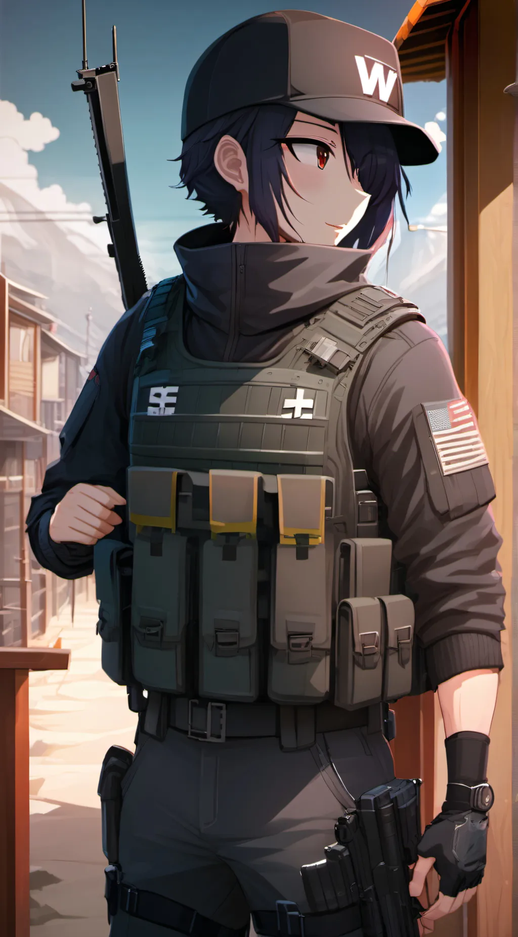 ai character: SWAT TEAM background
