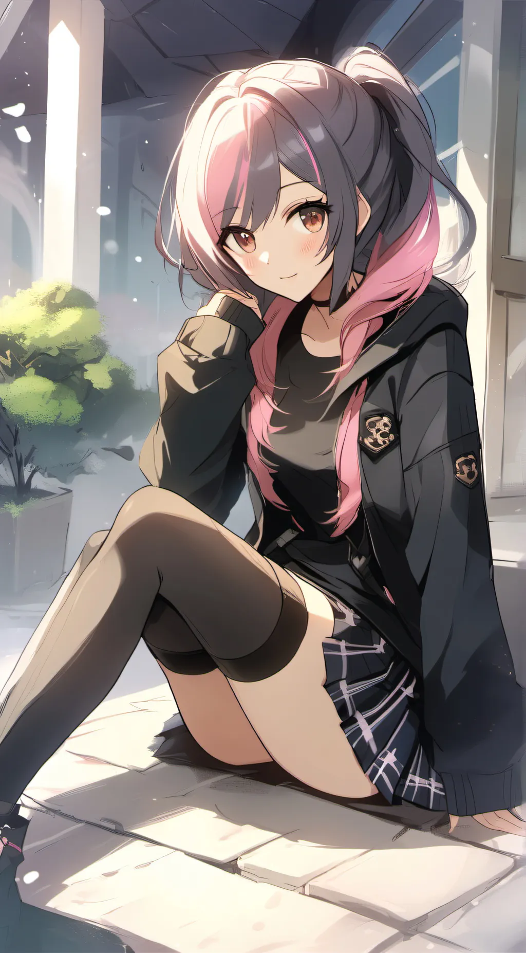 ai character: Rose background