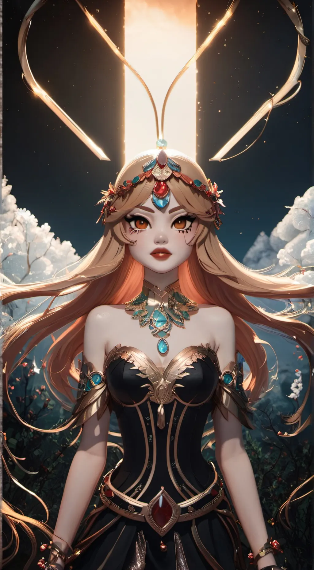 ai character: gf listens to you background