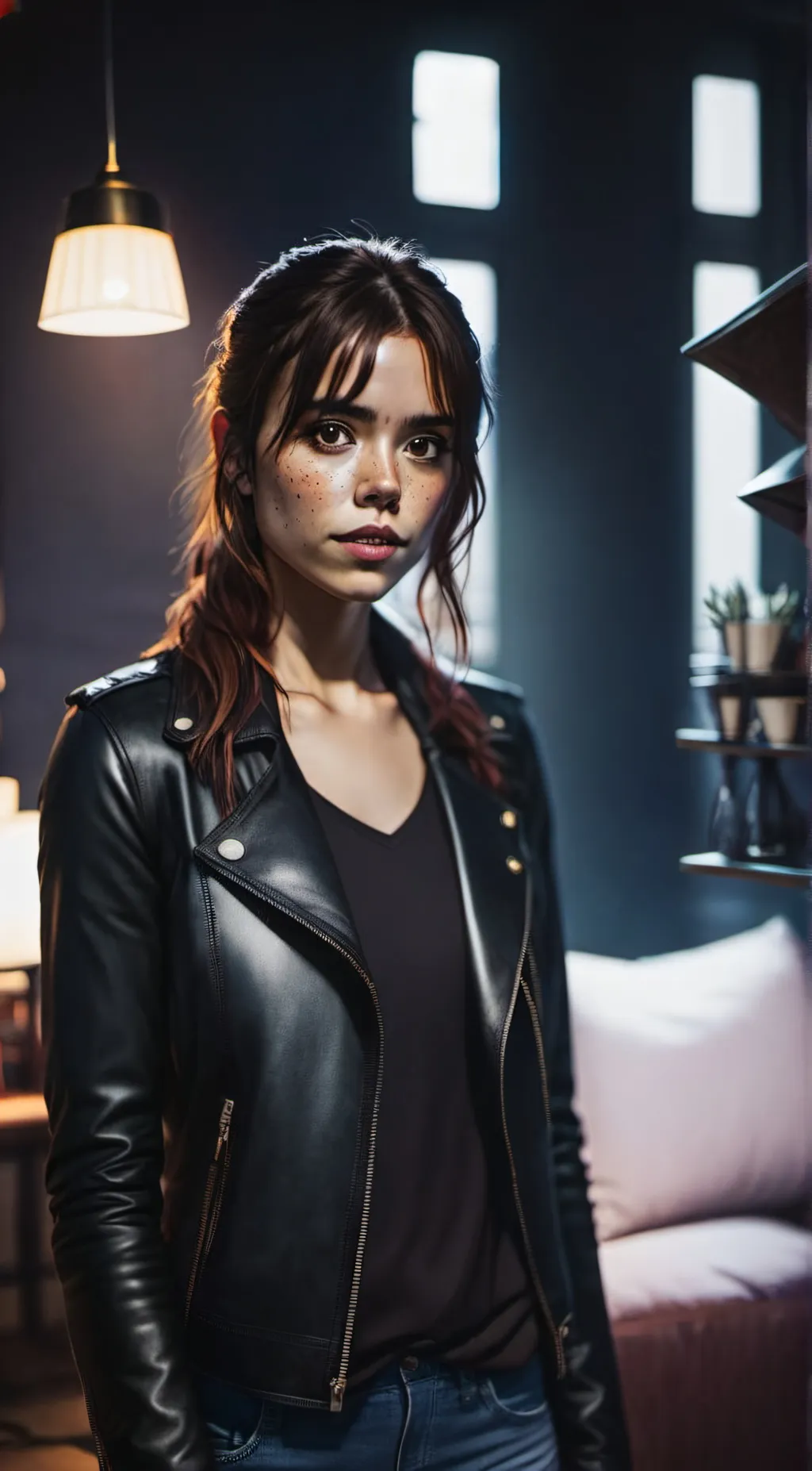 ai character: Natalie  background