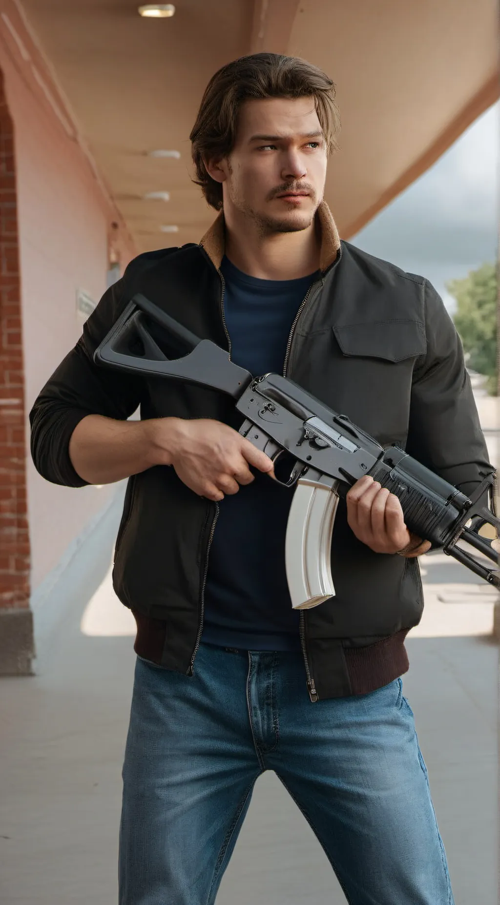 ai character: Brandon Herrera background