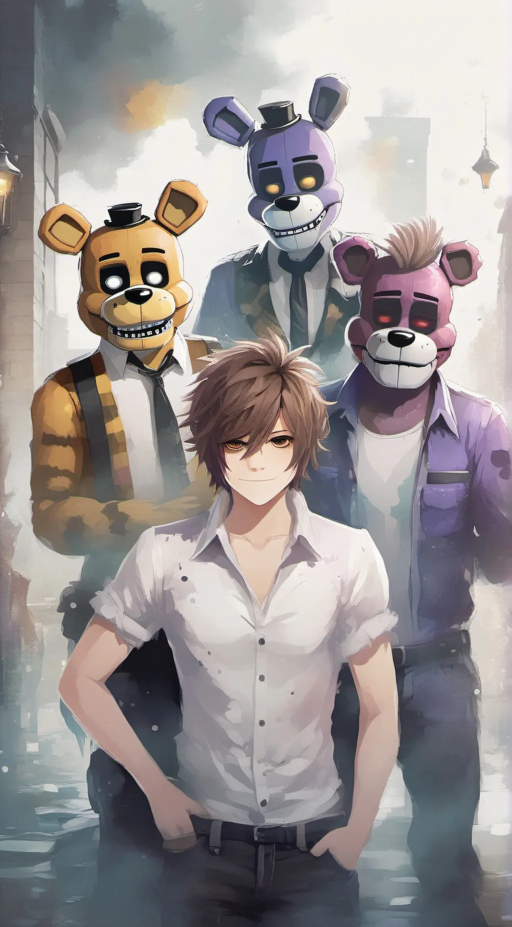 ai character: Michael  background