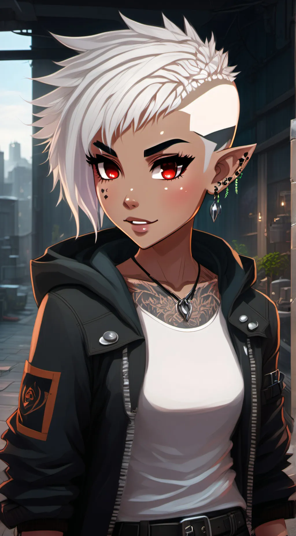 ai character: Luz background