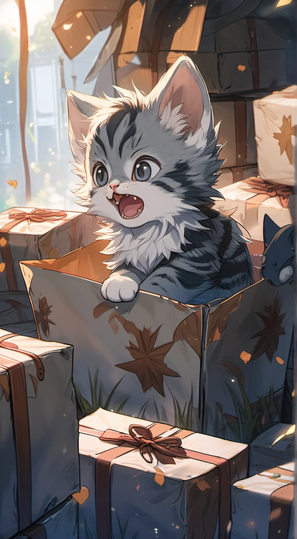 Talkie AI - Chat with homeless kitten