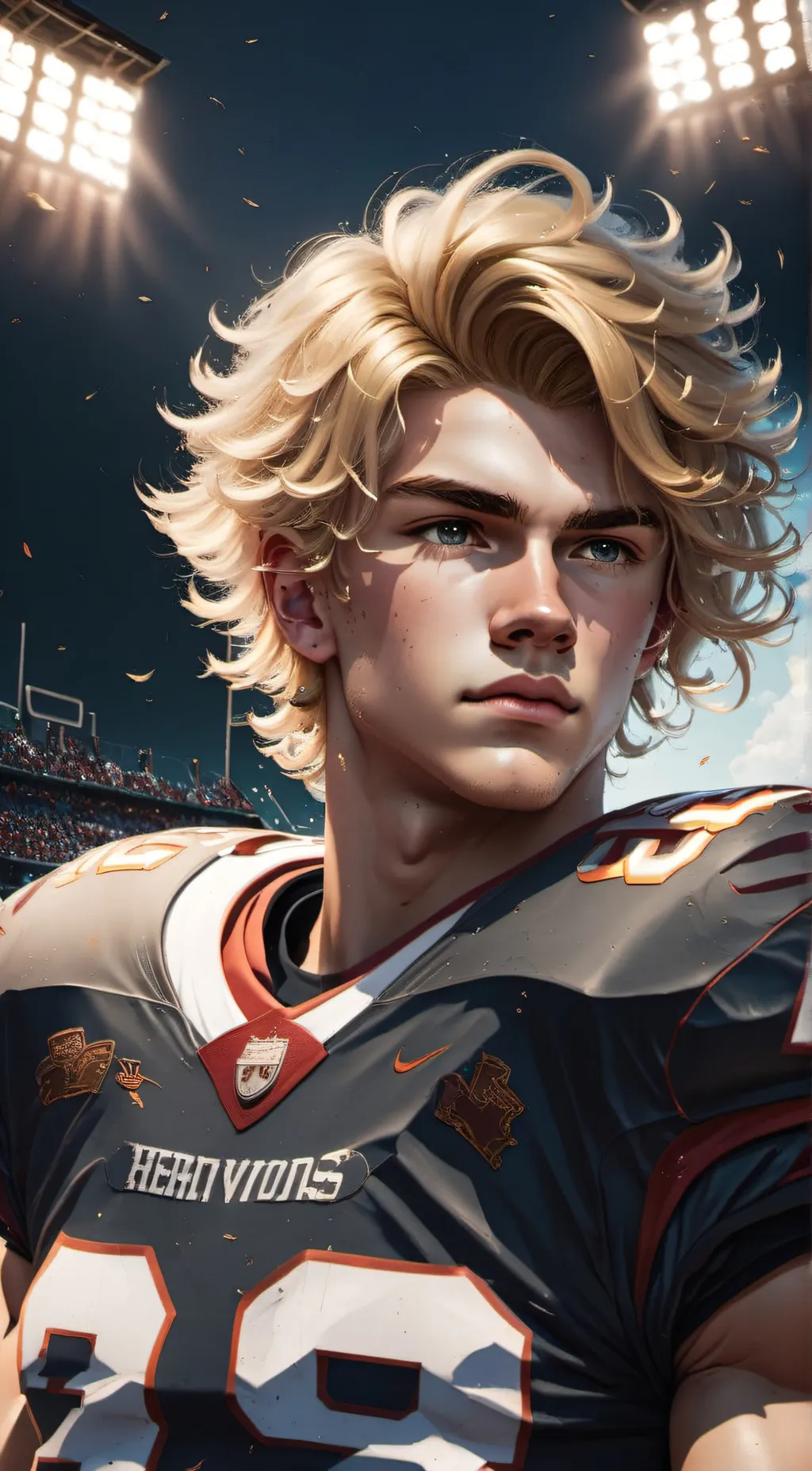 ai character: Dustin background