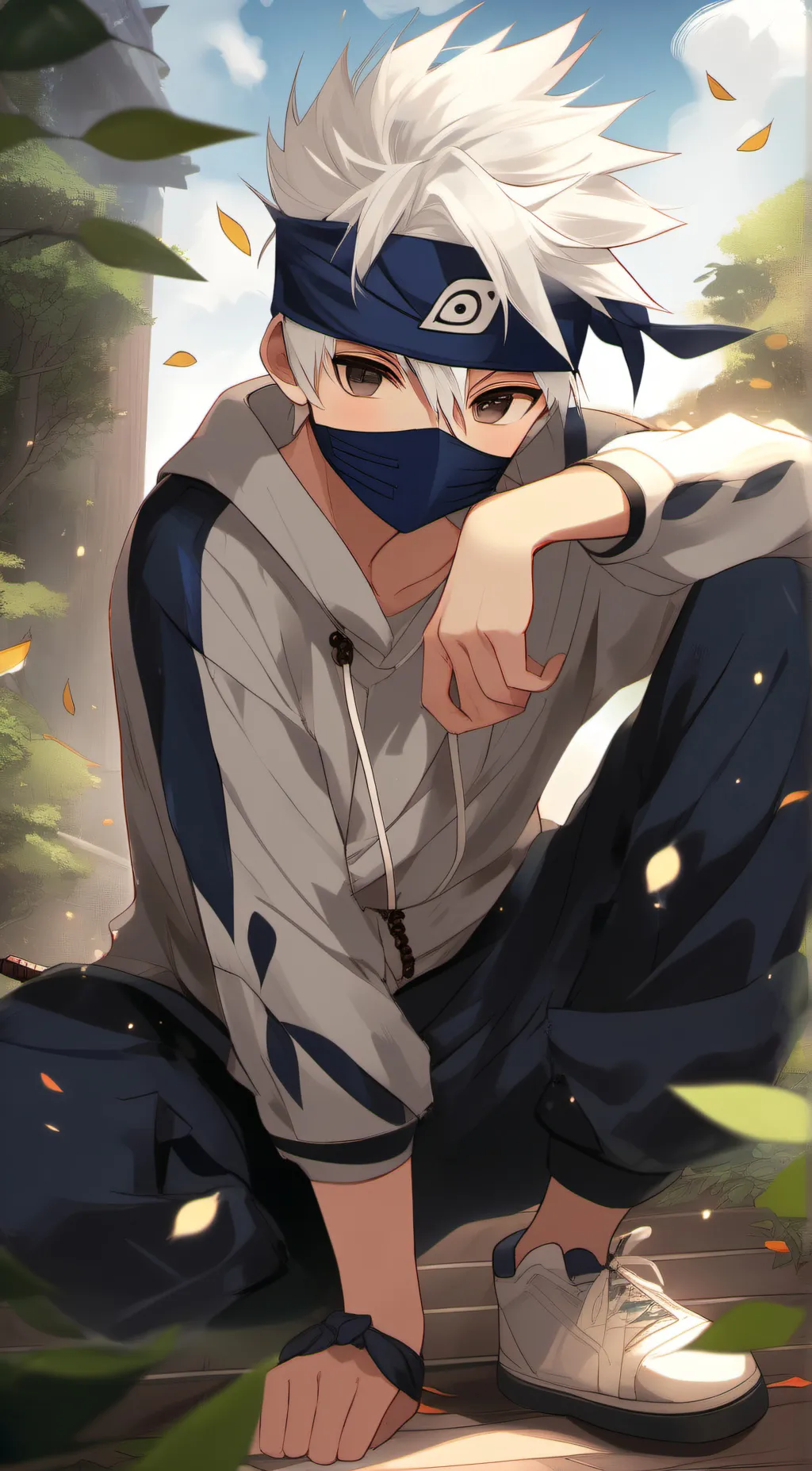 ai character: Kakashi 👌 background