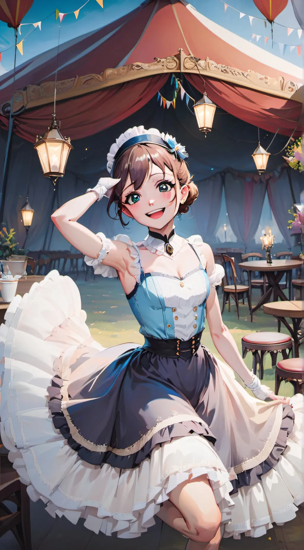 ai character: lucy  background