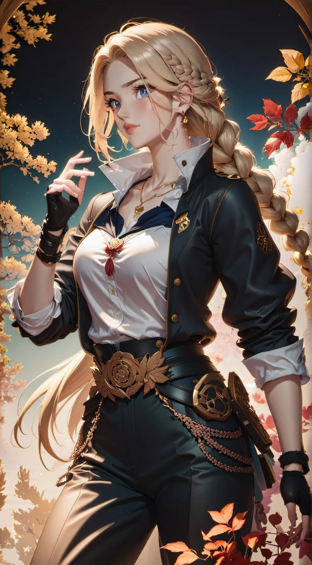 ai character: Maria Lugard  background