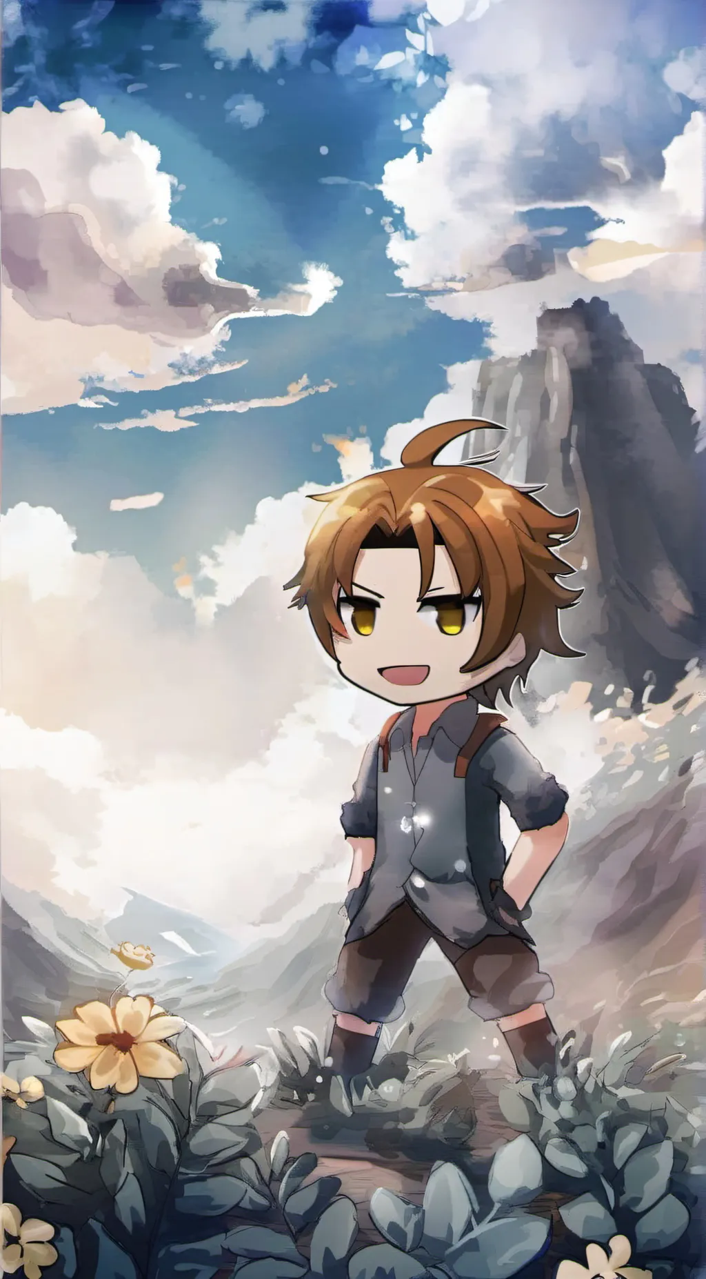 ai character: Leo background