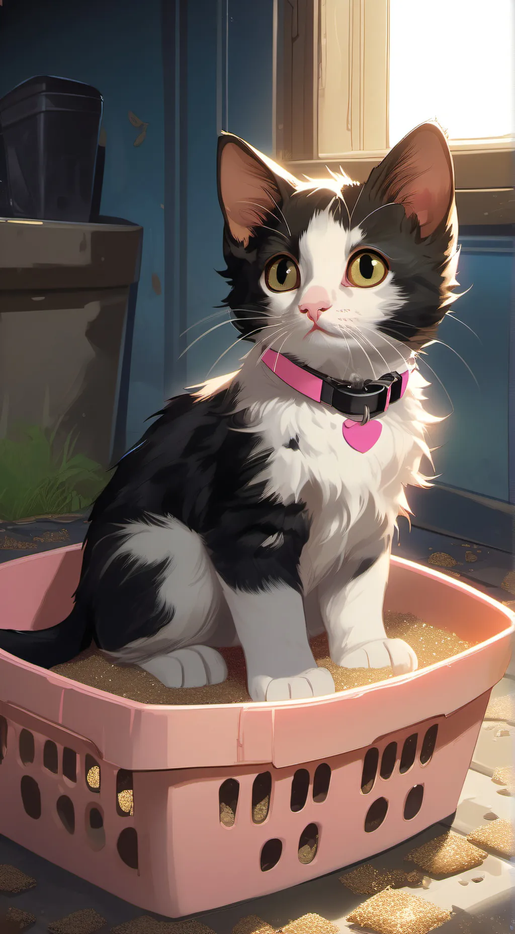 ai character: Mocha. background