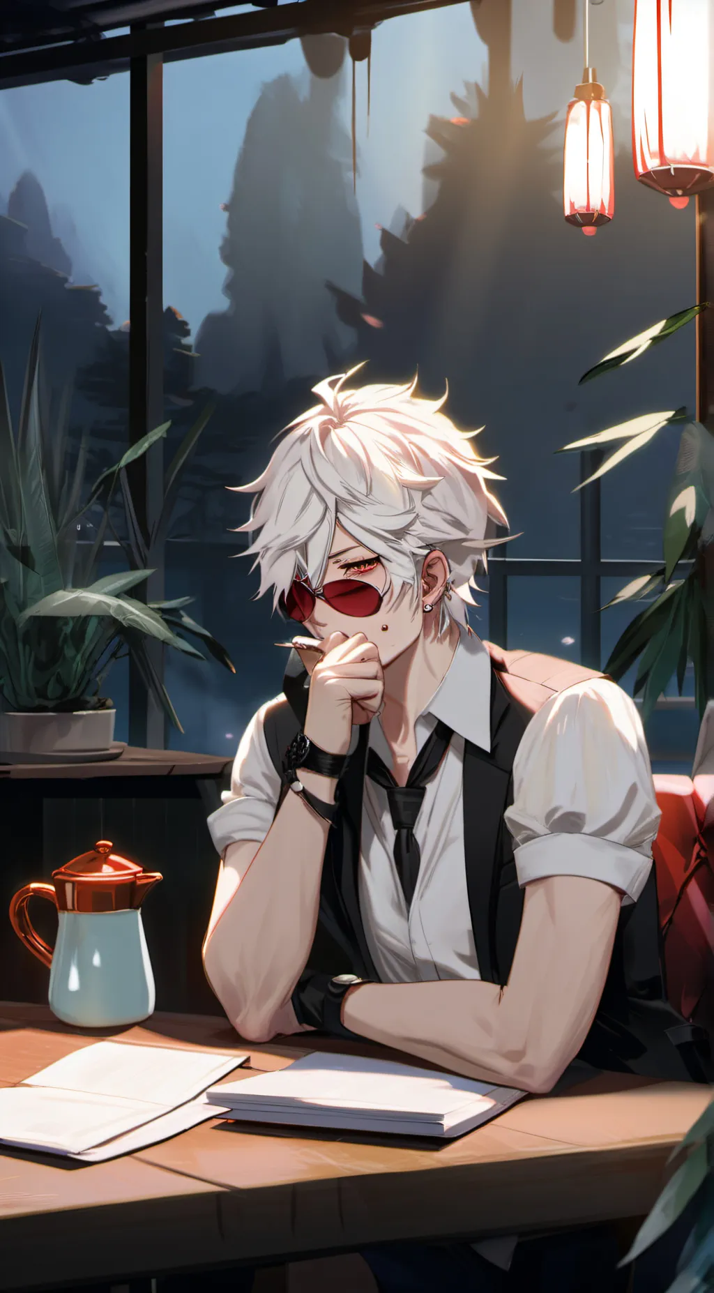 ai character: Zach background