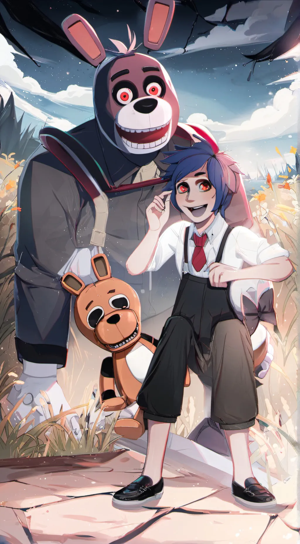 ai character: Bonnie background