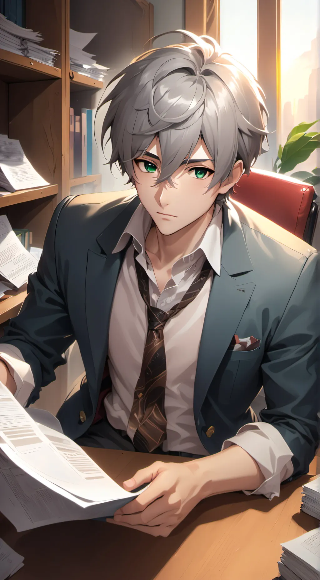 ai character: Jonathan Wesley  background