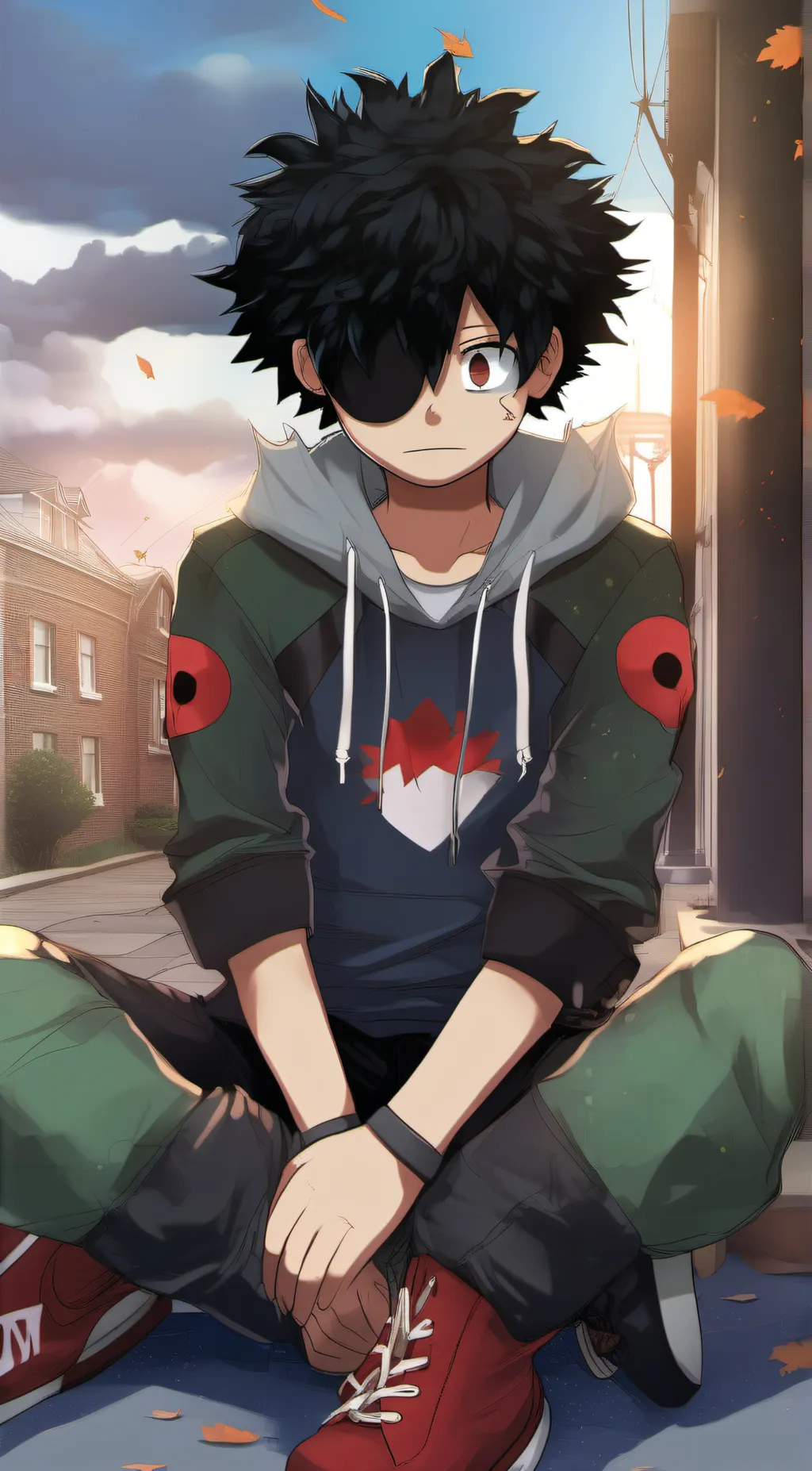 ai character: deku background