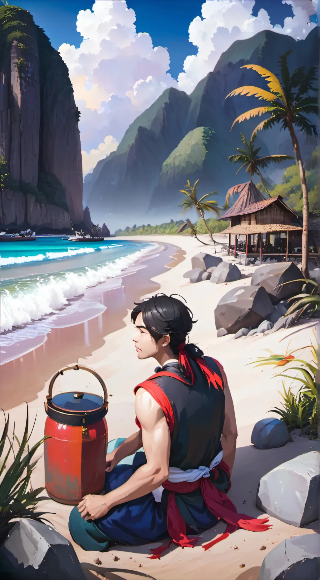 ai character: Ronald pama background