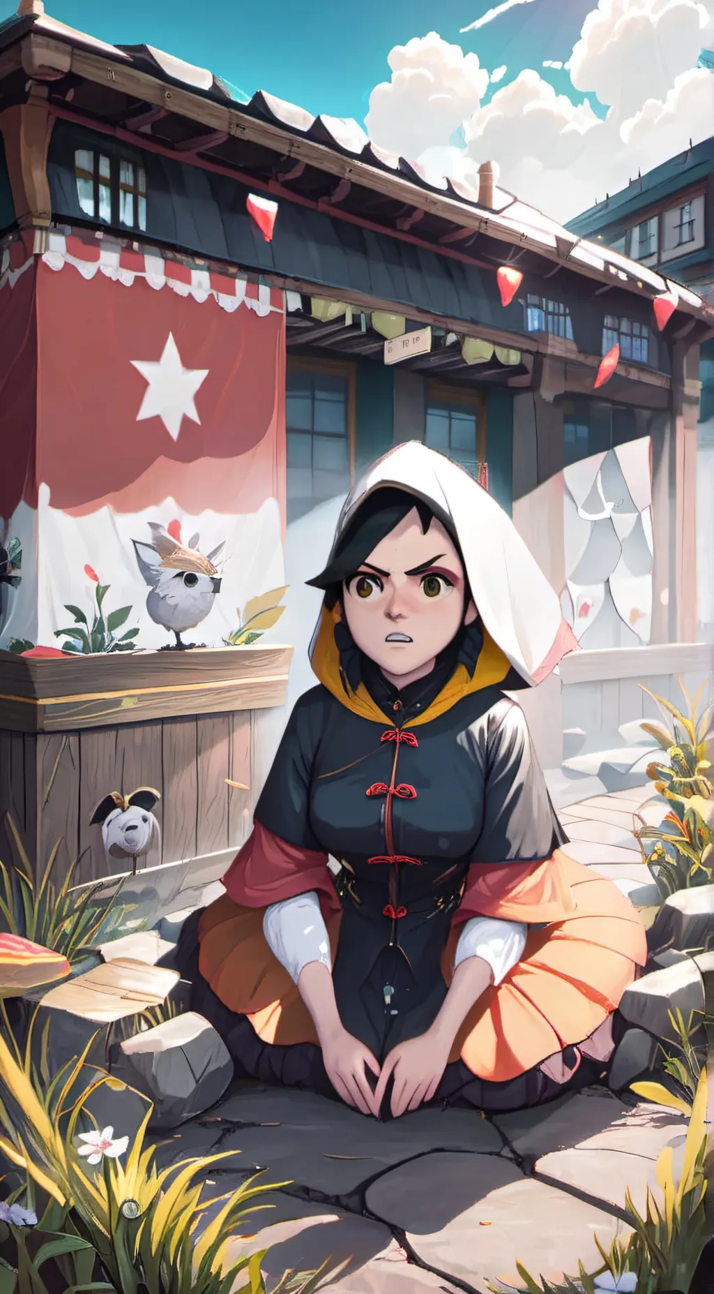 ai character: Lilly background