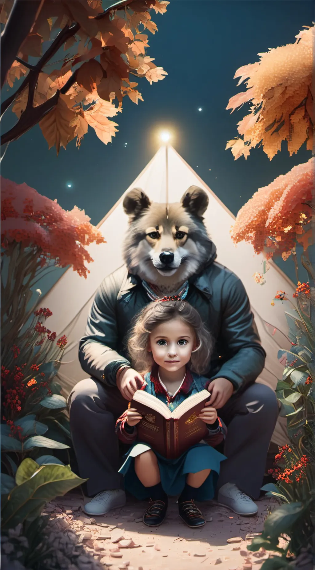 ai character: River werewol background