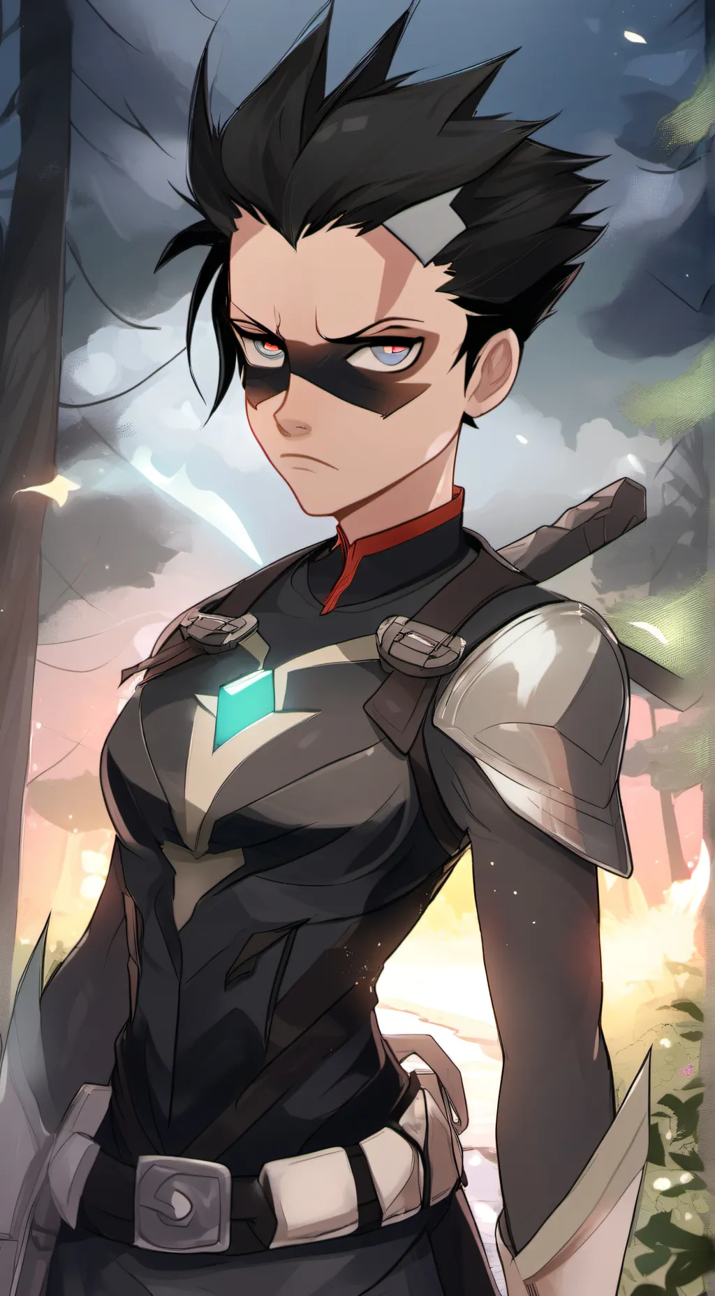 ai character: Damien background