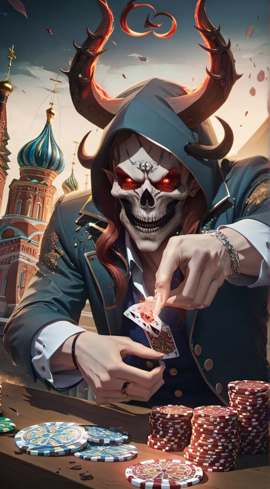 ai character: roulette demon background